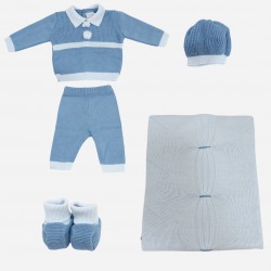 SET NEONATO IN LANA

COPERTA, CAPPELLINO

SCARPINE E COMPLETO