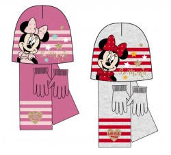 COMPLETO MINNIE BAMBINA CAPPELLO SCIARPA E GUANTI DISNEY